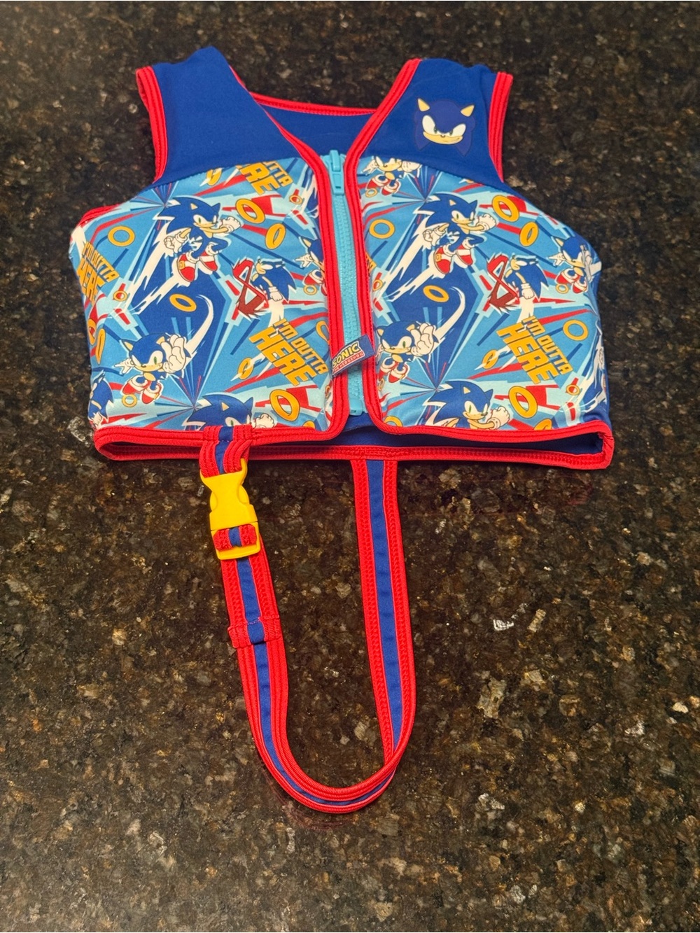 Toddler Sonic life jacket (33 pounds and under)